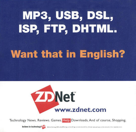 ZDNet.com billboard/TV campaign