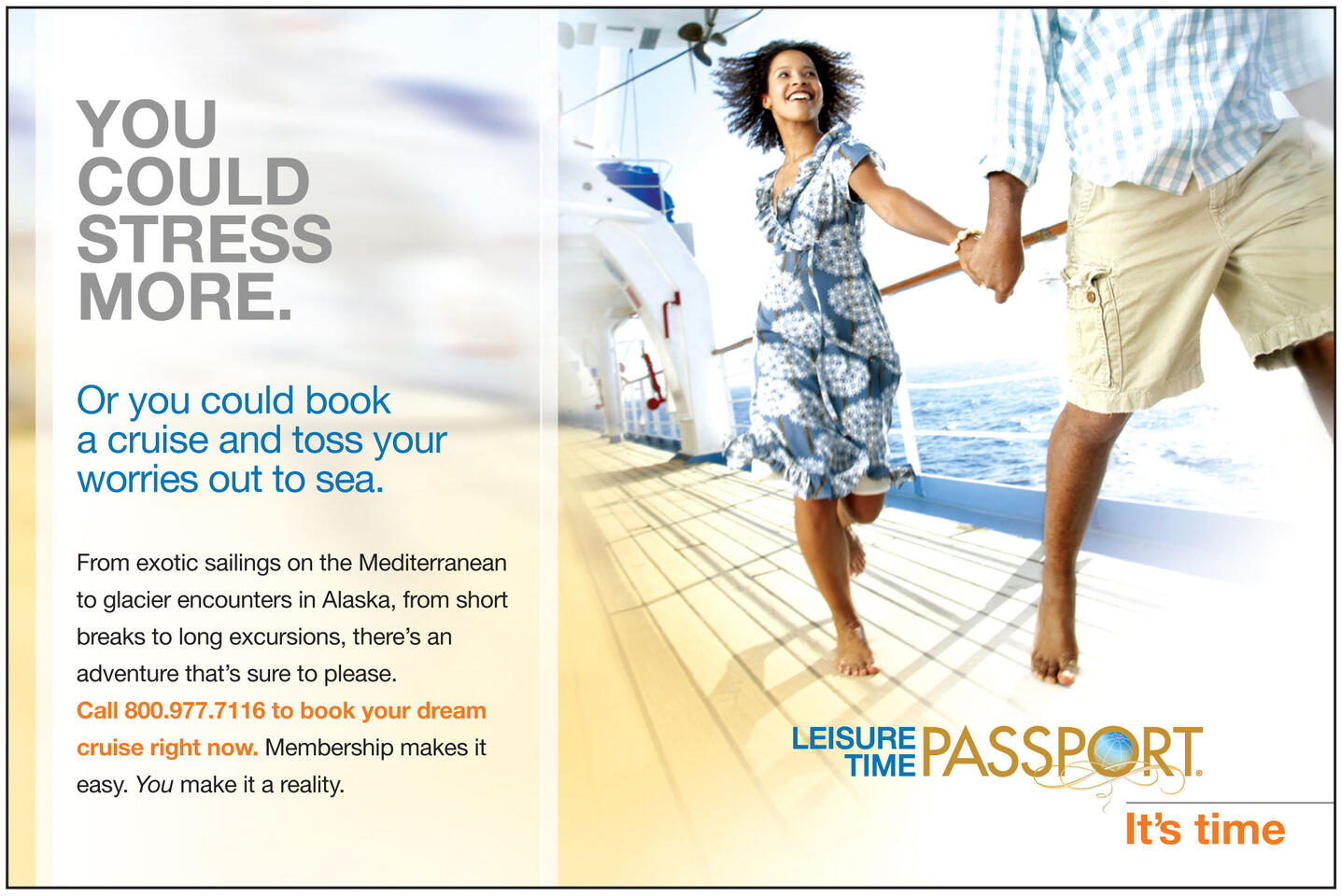 Leisure Time Passport ad campaign