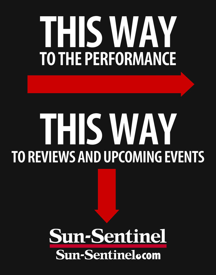 Sun-Sentinel Broward Center for the Performing Arts onsite billboard